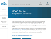 Tablet Screenshot of conifer.com